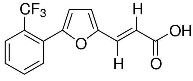 3-[5-(2-(Trifluoromethyl)phenyl)furan-2-yl]-acrylic acid, predominantly trans