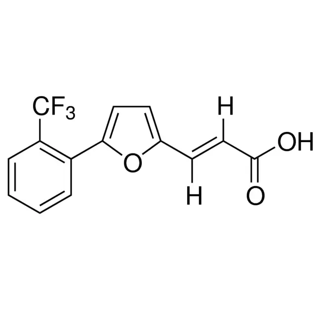 3-[5-(2-(Trifluoromethyl)phenyl)furan-2-yl]-acrylic acid, predominantly trans