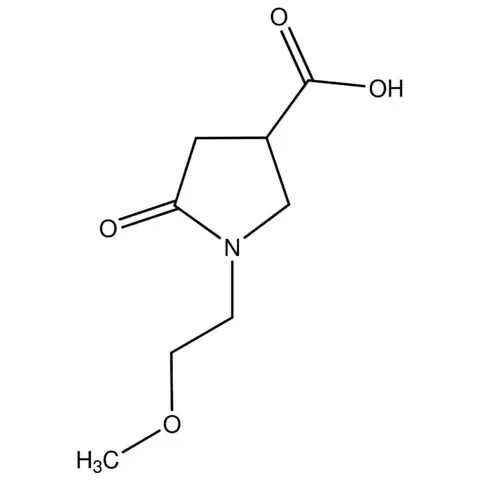 1-(2-Methoxyethyl)-5-oxopyrrolidine-3-carboxylic acid