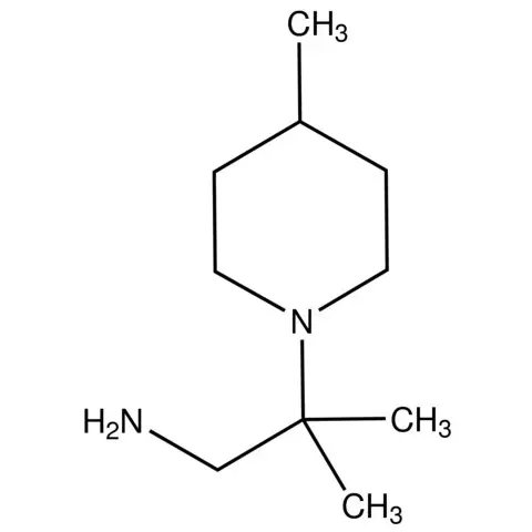 2-Methyl-2-(4-methyl-1-piperidinyl)-1-propanamine