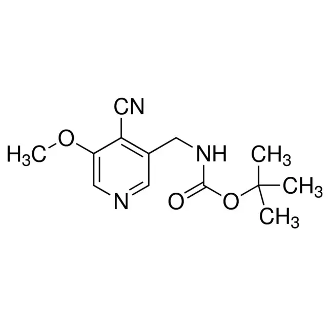 tert-Butyl (4-cyano-5-methoxypyridin-3-yl)methylcarbamate
