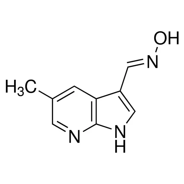 (E)-5-Methyl-1H-pyrrolo[2,3-b]pyridine-3-carbaldehyde oxime