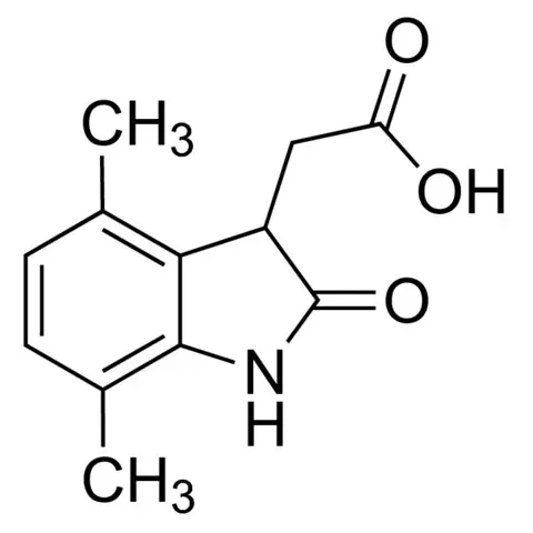 (4,7-Dimethyl-2-oxo-2,3-dihydro-1H-indol-3-yl)acetic acid