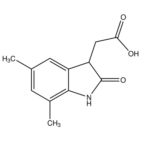 (5,7-Dimethyl-2-oxo-2,3-dihydro-1H-indol-3-yl)acetic acid