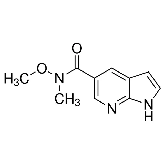 1H-Pyrrolo[2,3-b]pyridine-5-carboxylic acid methoxy-methyl-amide