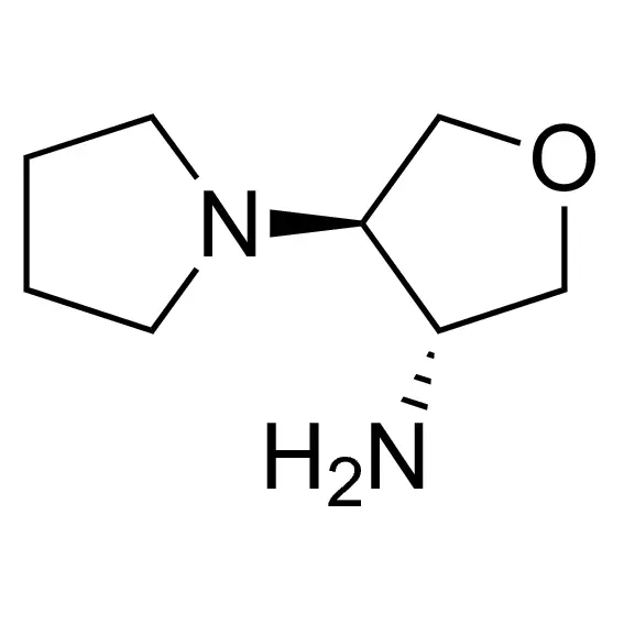 trans-4-(1-Pyrrolidinyl)tetrahydro-3-furanamine
