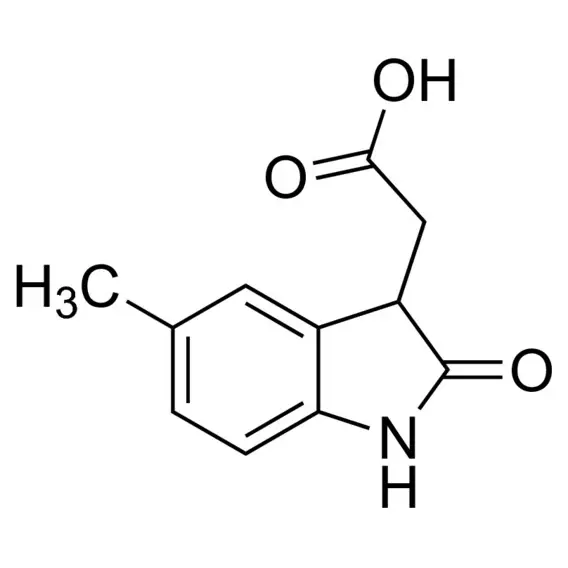 (5-Methyl-2-oxo-2,3-dihydro-1H-indol-3-yl)acetic acid