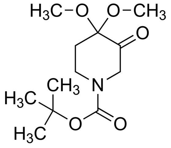 tert-Butyl 4,4-dimethoxy-3-oxopiperidine-1-carboxylate