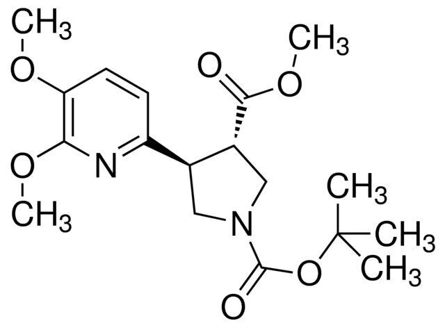 (rac-trans)-1-tert-Butyl 3-methyl 4-(5,6-dimethoxypyridin-2-yl)pyrrolidine-1,3-dicarboxylate