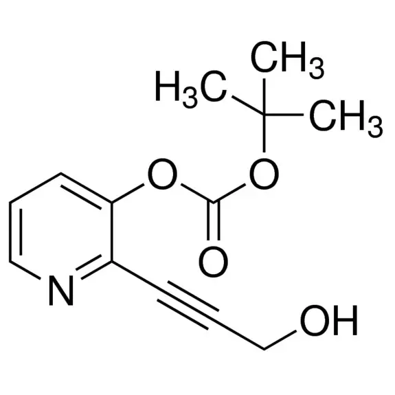 tert-Butyl 2-(3-hydroxyprop-1-ynyl)pyridin-3-yl carbonate