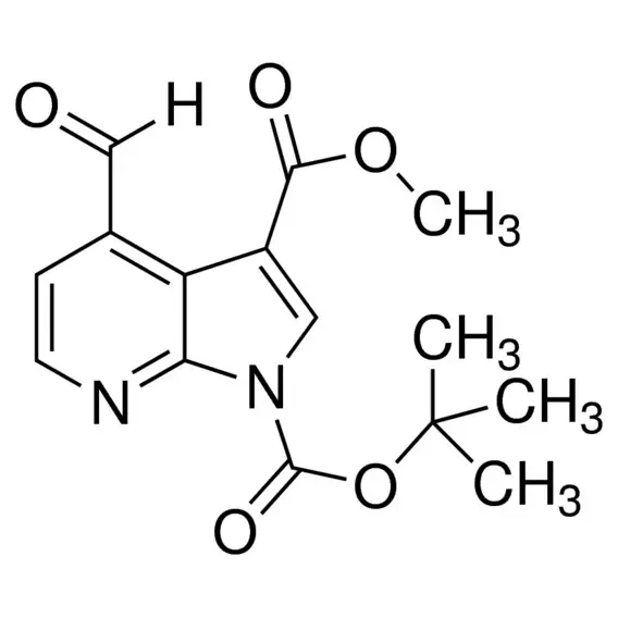 1-tert-Butyl 3-methyl 4-formyl-1H-pyrrolo[2,3-b]pyridine-1,3-dicarboxylate