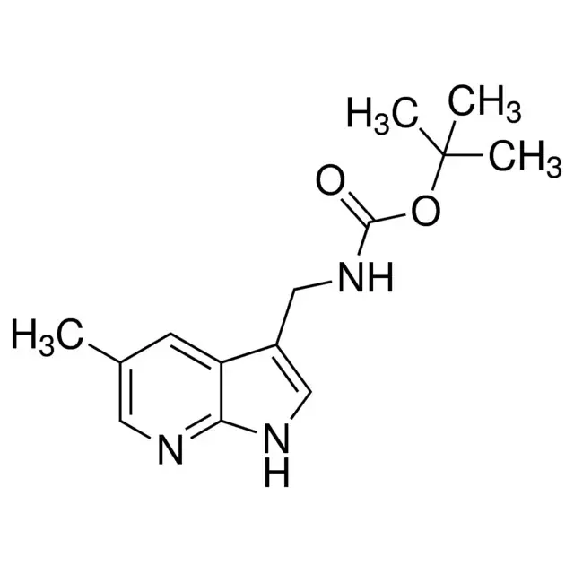 tert-Butyl (5-methyl-1H-pyrrolo[2,3-b]pyridin-3-yl)methylcarbamate