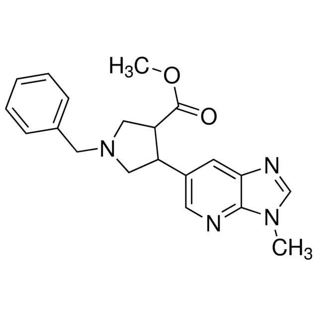 Methyl 1-benzyl-4-(3-methyl-3H-imidazo[4,5-b]pyridin-6-yl)pyrrolidine-3-carboxylate