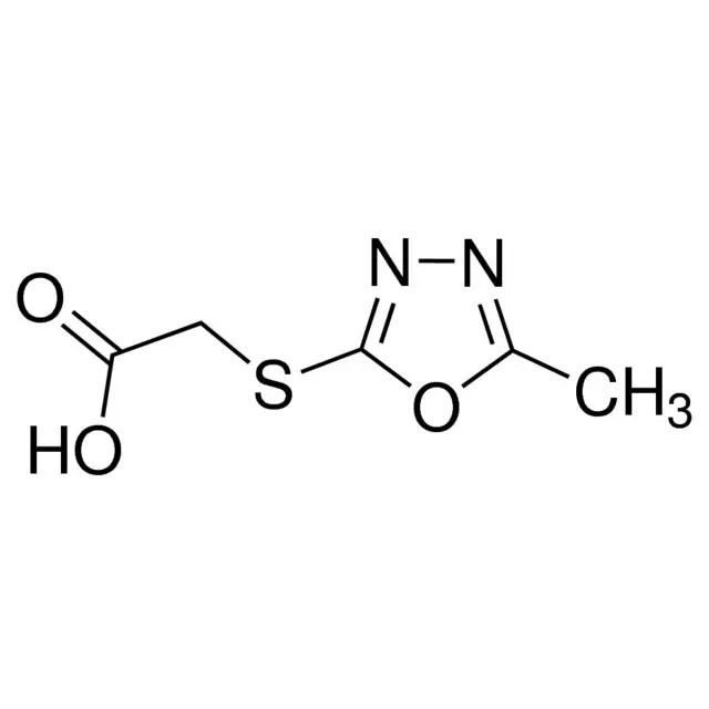 [(5-Methyl-1,3,4-oxadiazol-2-yl)thio]acetic acid