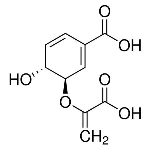 Chorismic acid from Enterobacter aerogenes