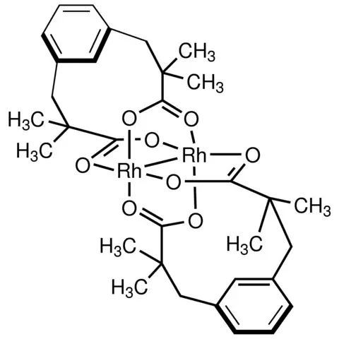 Bis[rhodium(α,α,α′,α′-tetramethyl-1,3-benzenedipropionic acid)]