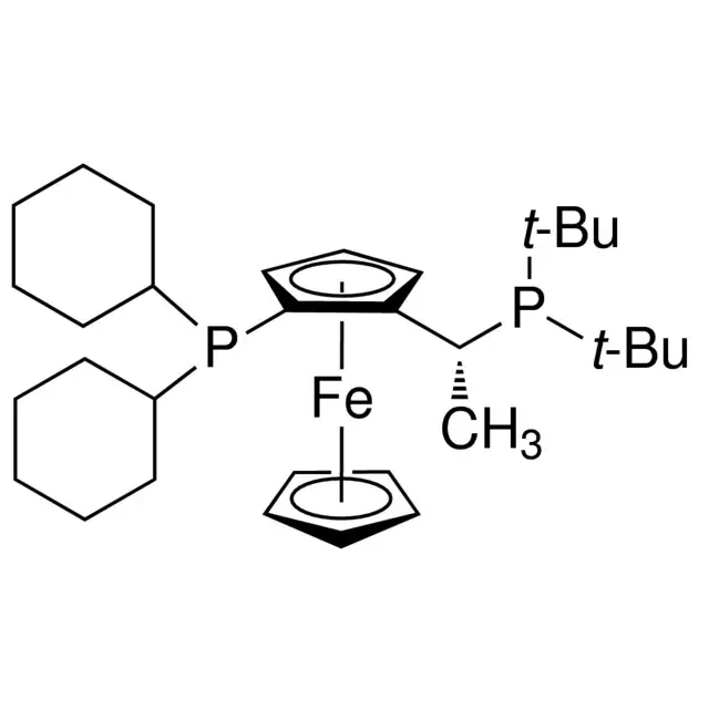 (R)-1-[(SP)-2-(Dicyclohexylphosphino)ferrocenyl]ethyldi-tert-butylphosphine