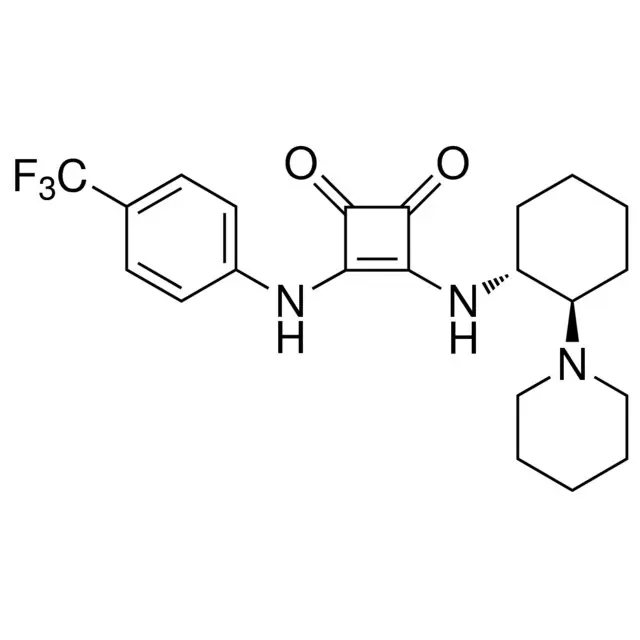 N-[(1R,2R)-2-(1-Piperidinyl)cyclohexyl]-N′-[4-(trifluoromethyl)phenyl]squaramide