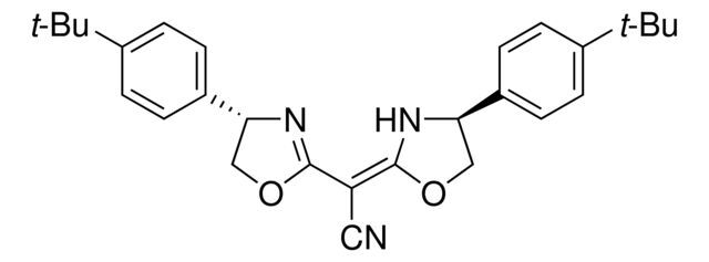 (4S)-(+)-4-[4-(tert-butyl)phenyl]-α-[(4S)-4-[4-(tert-butyl)phenyl]-2-oxazolidinylidene]-2-oxazolineacetonitrile