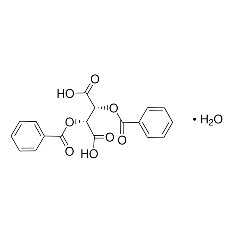(−)-O,O′-Dibenzoyl-L-tartaric acid monohydrate