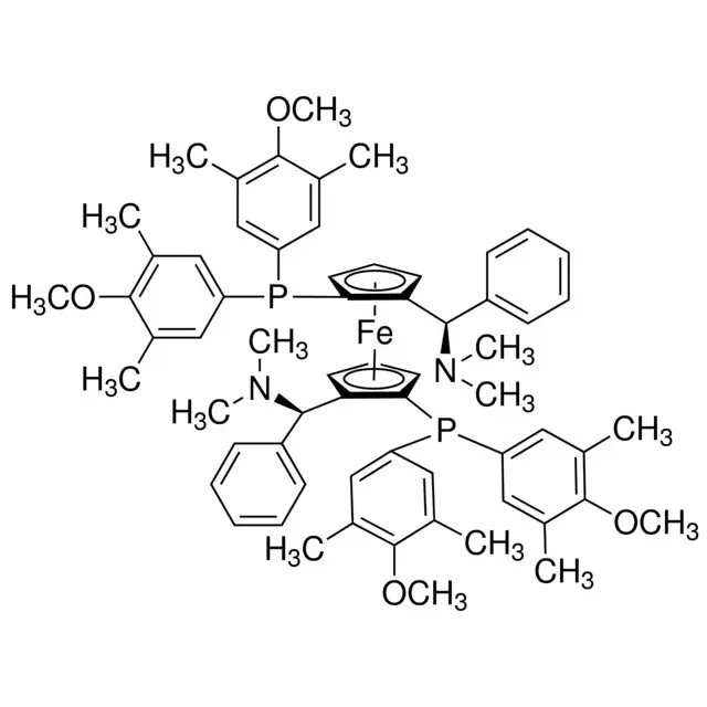 (SP,S′P)-1,1′-Bis[bis(4-methoxy-3,5-dimethylphenyl)phosphino]-2,2′-bis[(R)-α-(dimethylamino)benzyl]ferrocene