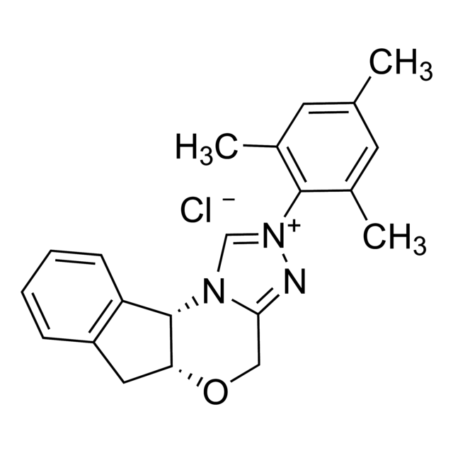 (5aR,10bS)-5a,10b-Dihydro-2-(2,4,6-trimethylphenyl)-4H,6H-indeno[2,1-b]-1,2,4-triazolo[4,3-d]-1,4-oxazinium chloride monohydrate