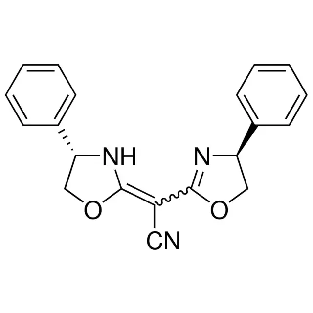 (4S)-(+)-Phenyl-α-[(4S)-phenyloxazolidin-2-ylidene]-2-oxazoline-2-acetonitrile