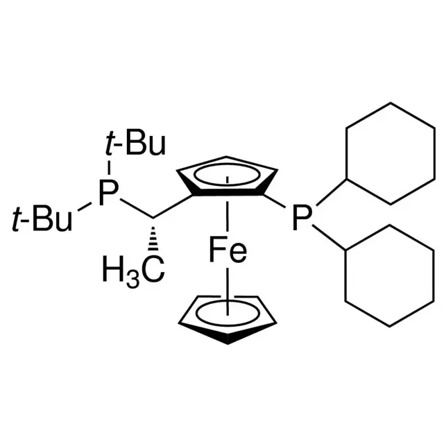 (S)-1-[(RP)-2-(Dicyclohexylphosphino)ferrocenyl]ethyldi-tert-butylphosphine