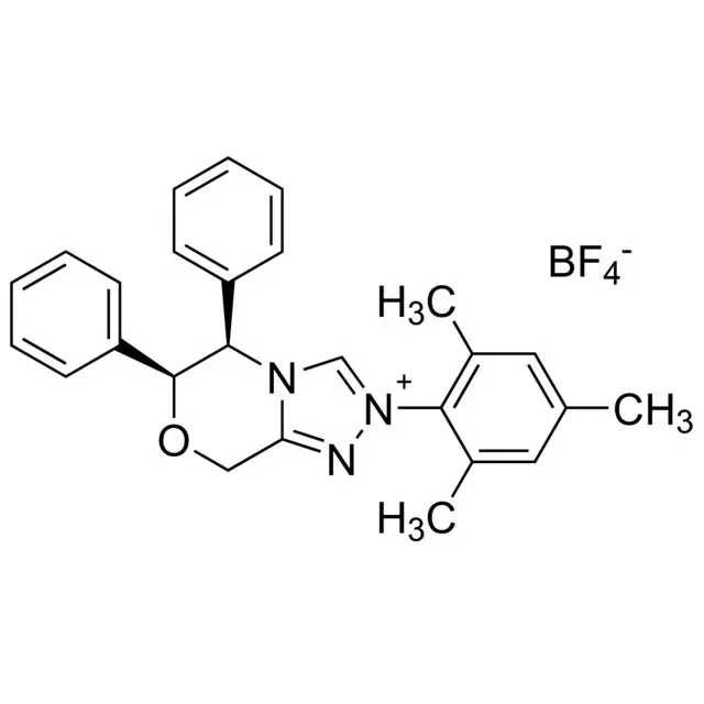 (5R,6S)-2-Mesityl-5,6-diphenyl-6,8-dihydro-5H-[1,2,4]triazolo[3,4-c][1,4]oxazin-2-ium tetrafluoroborate