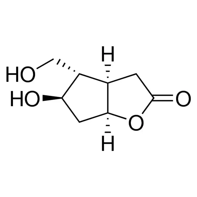 (3aR,4S,5R,6aS)-(−)-Hexahydro-5-hydroxy-4-(hydroxymethyl)-2H-cyclopenta[b]furan-2-one