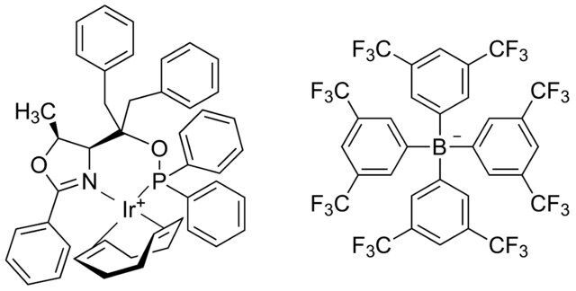 1,5-Cyclooctadiene{[dibenzyl((4S,5S)-5-methyl-2-phenyl-4,5-dihydro-4-oxazolyl)methyl]diphenylphosphinite κN:κP}iridium(I) tetrakis(3,5-bis(trifluoromethyl)phenyl)borate