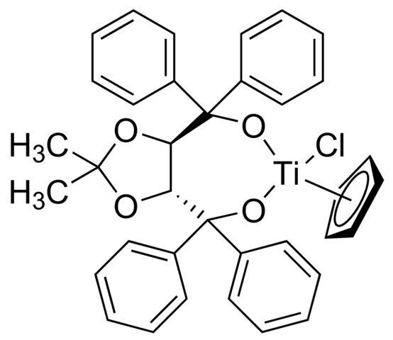 Chlorocyclopentadienyl[(4R,5R)-2,2-dimethyl-α,α,α′,α′-tetraphenyl-1,3-dioxolane-4,5-dimethanolato]titanium