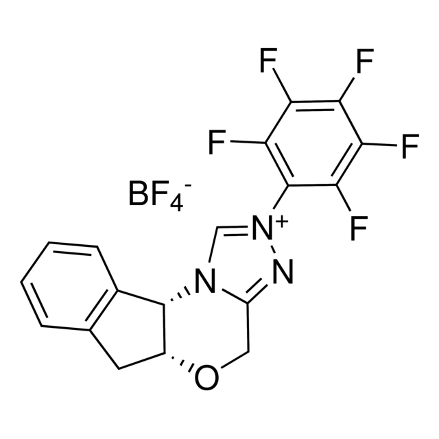 5a(R),10b(S)-5a,10b-Dihydro-2-(pentafluorophenyl)-4H,6H-indeno[2,1-b][1,2,4]triazolo[4,3-d][1,4]oxazinium tetrafluoroborate