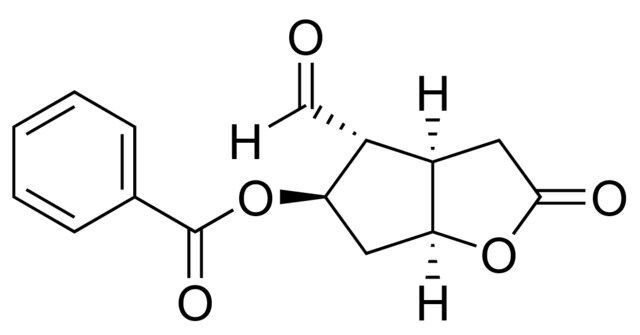 [3aR(3aα,4α,5β,6aα)]-(−)-5-(Benzoyloxy)hexahydro-2-oxo-2H-cyclopenta[b]furan-4-carboxaldehyde