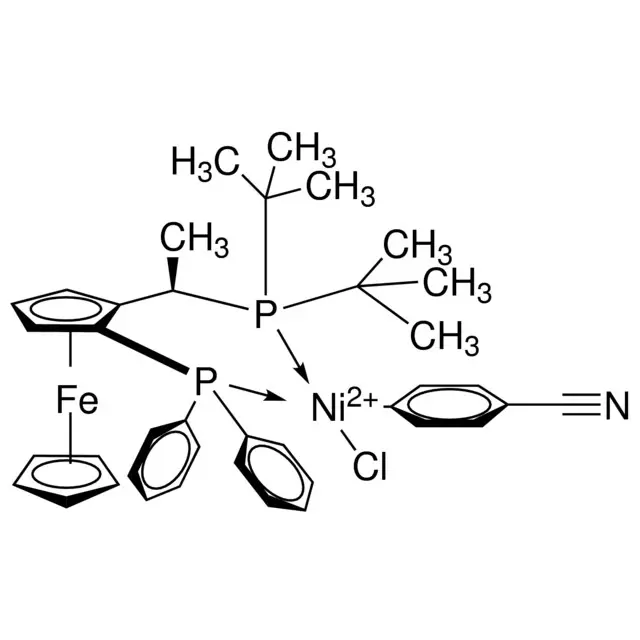 Chloro(4-cyanophenyl)[(R)-1-[(S)-2-(diphenylphosphino)ferrocenyl]ethylditertbutylphosphine]nickel(II)