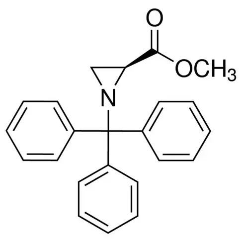 Methyl (S)-(−)-1-tritylaziridine-2-carboxylate