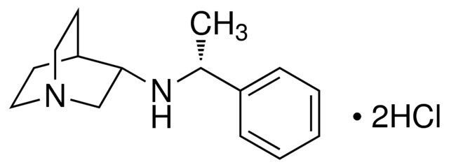 (−)-N-(1(R)-Phenylethyl)-1-azabicyclo[2.2.2]octan-3(S)-amine dihydrochloride