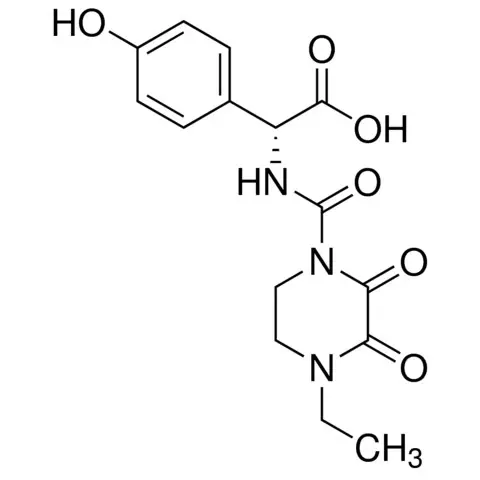 (R)-2-(4-Ethyl-2,3-dioxopiperazine-1-carboxamido)-2-(4-hydroxyphenyl)acetic acid
