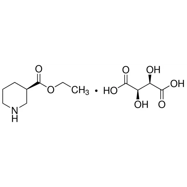 Ethyl (R)-nipecotate, L-tartrate