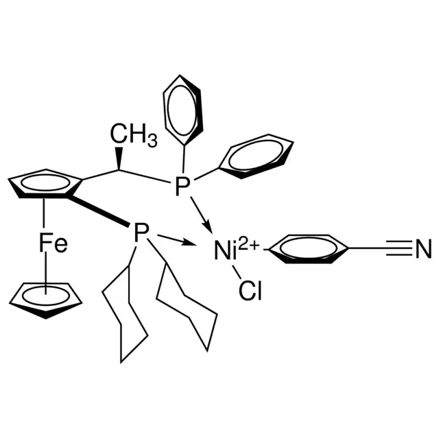 Chloro(4-cyanophenyl)[(R)-1-[(S)-2-(dicyclohexylphosphino)ferrocenyl]ethyldiphenylphosphine]nickel(II)