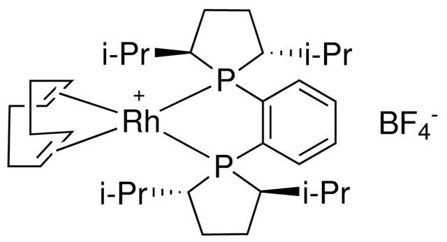 1,2-Bis[(2R,5R)-2,5-diisopropylphospholano]benzene(1,5-cyclooctadiene)rhodium(I) tetrafluoroborate