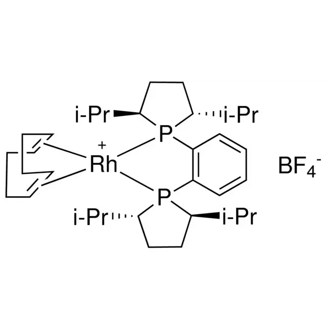 1,2-Bis[(2R,5R)-2,5-diisopropylphospholano]benzene(1,5-cyclooctadiene)rhodium(I) tetrafluoroborate