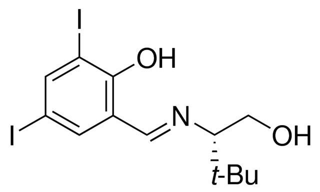 (S)-(−)-2-[(1-Hydroxy-3,3-dimethylbutan-2-ylimino)methyl]-4,6-diiodophenol