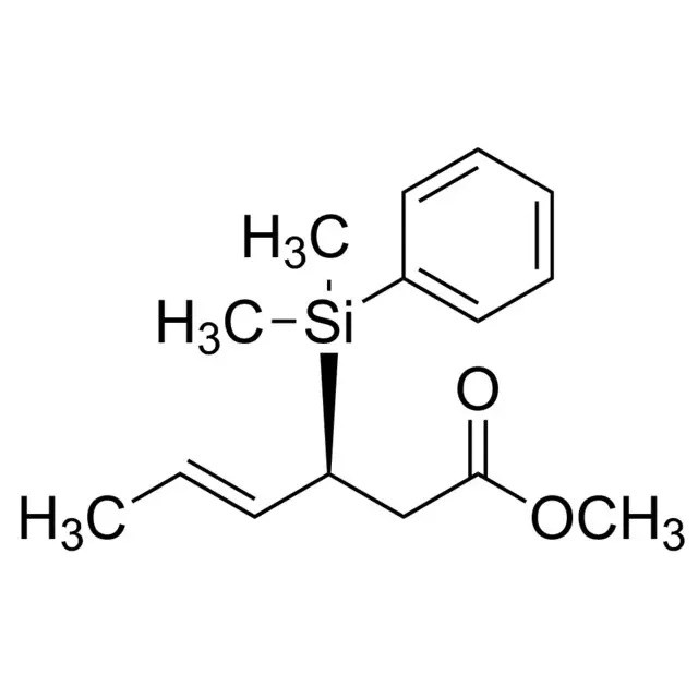 (3S,4E)-Methyl 3-(dimethylphenylsilyl)-4-hexenoate