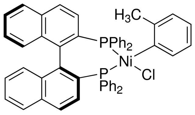 cis-[2,2′-Bis(diphenylphosphino)-1,1′-binaphthyl](2-methylphenyl)nickel(II) chloride