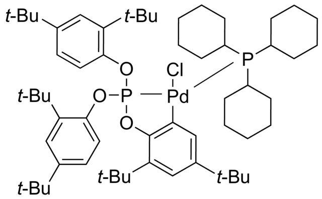 Chloro(η2-P,C-tris(2,4-di-tert-butylphenyl)phosphite)(tricyclohexylphosphine)palladium(II)