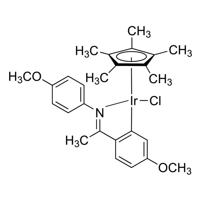 Chloro(5-methoxy-2-{1-[(4-methoxyphenyl)imino-N]ethyl}phenyl-C)(1,2,3,4,5-pentamethylcyclopentadienyl)iridium(III)