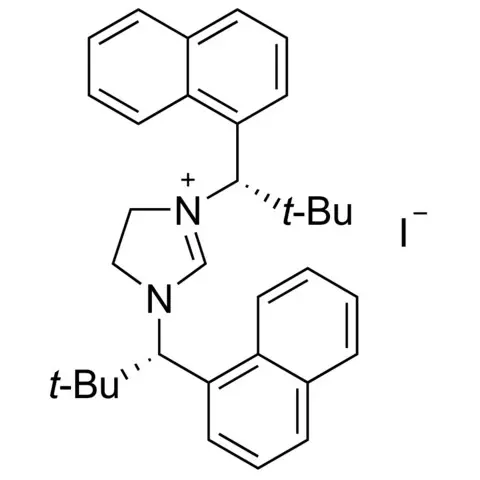 1,3-Bis[(1S)-2,2-dimethyl-1-(1-naphthyl)propyl]imidazolinium iodide