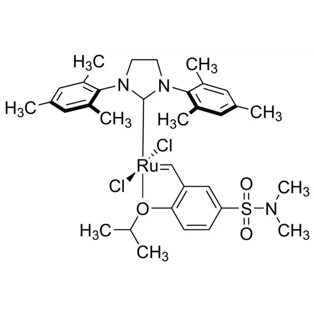 Dichloro[1,3-bis(2,4,6-trimethylphenyl)-2-imidazolidinylidene][[5-[(dimethylamino)sulfonyl]-2-(1-methylethoxy-O)phenyl]methylene-C]ruthenium(II)