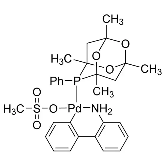 [(1,3,5,7-Tetramethyl-6-phenyl-2,4,6-trioxa-6-phosphaadamantane)-2-(2′-amino-1,1′-biphenyl)]palladium(II) methanesulfonate